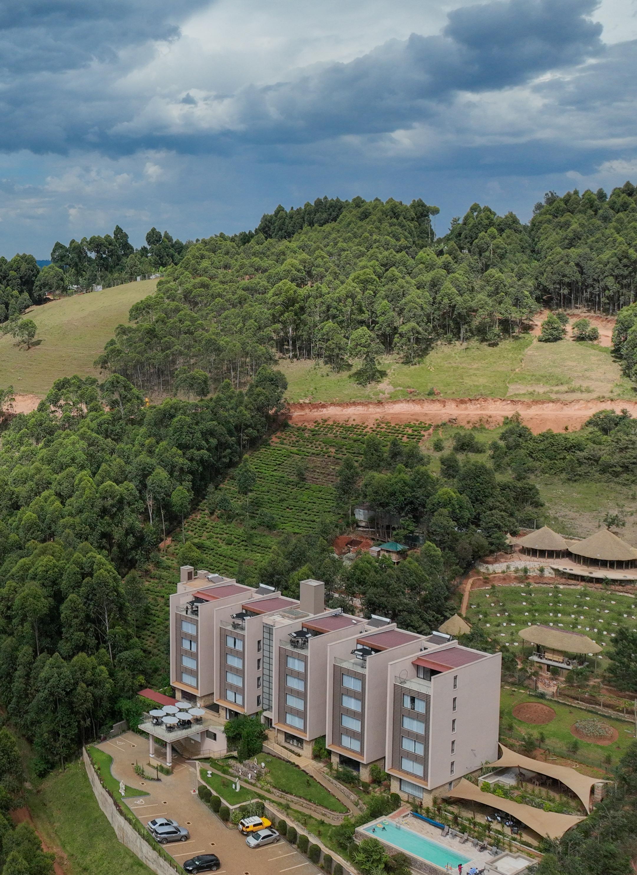 Humphreys Hill House hillside view